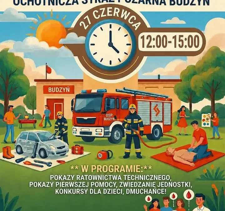 Dni Otwarte OSP Budzyń – mnóstwo atrakcji dla całych rodzin