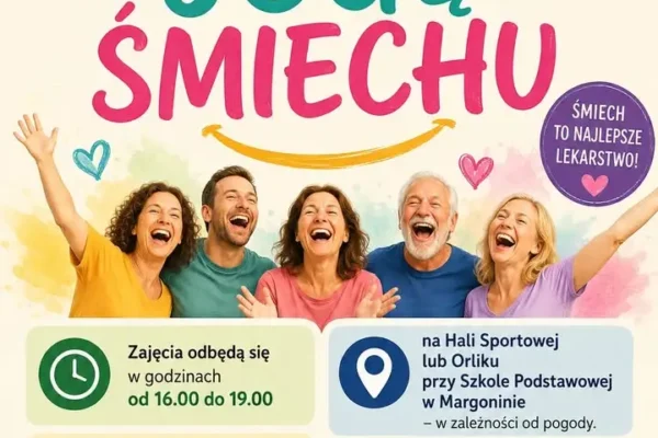 Śmiechoterapia w Margoninie – bezpłatne zajęcia jogi śmiechu już 24 czerwca