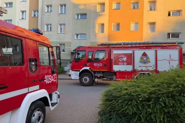 Czujnik czadu uruchomił się w Chodzieży – interwencja strażaków