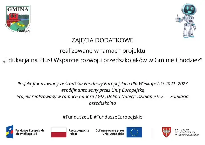 Edukacja na Plus! – pierwsze efekty projektu przedszkolnego w Gminie Chodzież