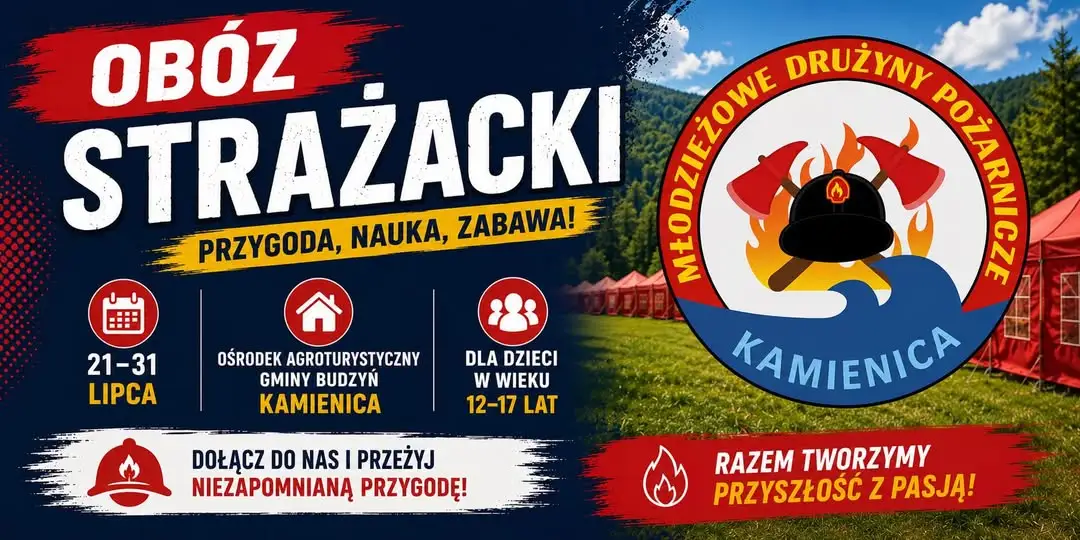 Zostały wolne miejsca na Obóz Strażacki w Kamienicy – zapisy trwają