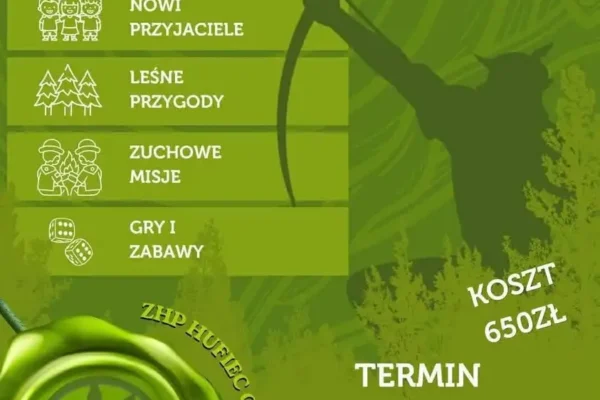 Półkolonia zuchowa „W stylu Robin Hood” w Oleśnicy – zapisy trwają