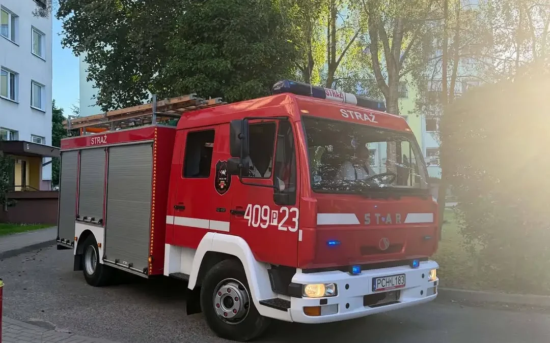 Dwukrotna interwencja strażaków z OSP Chodzież w jeden wieczór