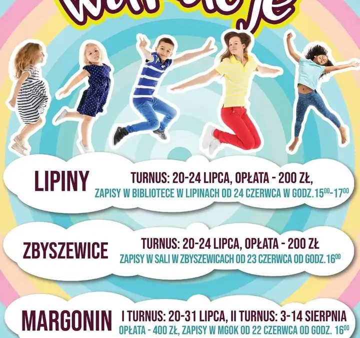 Ostatnia szansa na zapisanie dziecka na Margonińskie Wakacje