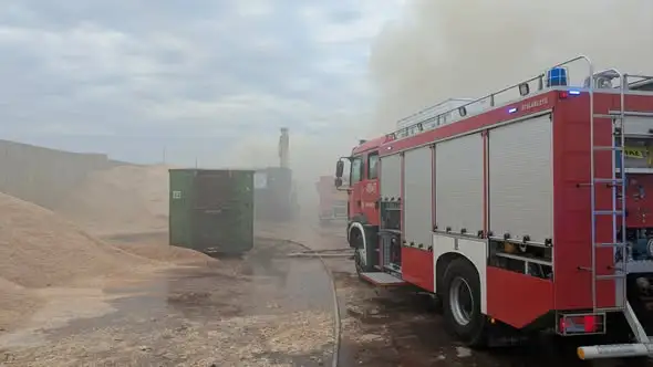 Pożar w Dziewokluczu – strażacy z kilku jednostek w akcji