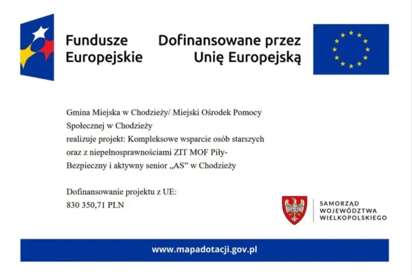 Nabór do projektu wsparcia seniorów i osób z niepełnosprawnościami w Chodzieży