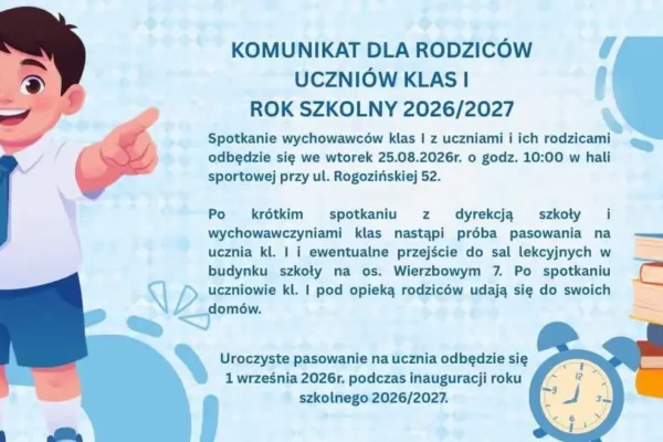Nowi uczniowie w szkole – pasowanie na ucznia już we wrześniu