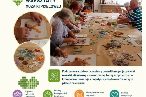 Rodzinne Pasje: warsztaty mozaiki pixelowej w Chodzieży