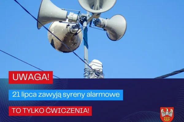 21 lipca w Powiecie Chodzieskim zawyją syreny alarmowe – to tylko ćwiczenia