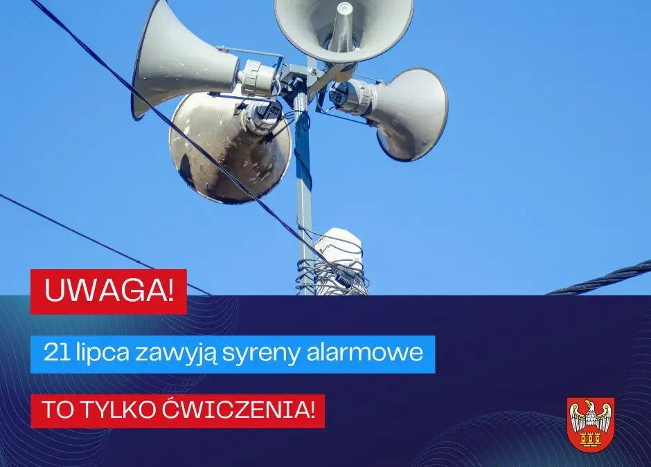 21 lipca w Powiecie Chodzieskim zawyją syreny alarmowe – to tylko ćwiczenia