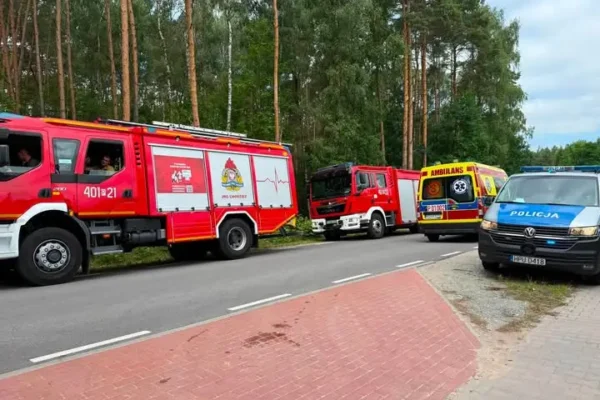 Fałszywy alarm E-call w Klotyldzinie – interwencja służb