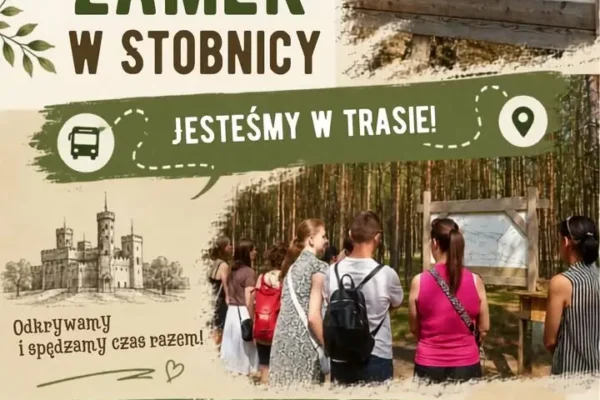 Rodzinna wycieczka uczestników projektu C2RS do Zamku w Stobnicy