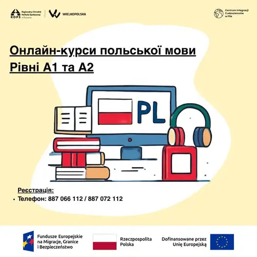 Bezpłatne kursy języka polskiego online dla migrantów w Pile