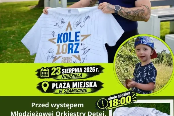 Charytatywna Setka 2 w Szamocinie: Koszulka Lecha Poznań z autografami na licytacji