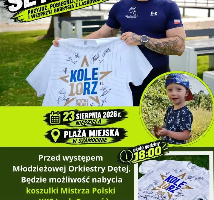 Charytatywna Setka 2 w Szamocinie: Koszulka Lecha Poznań z autografami na licytacji
