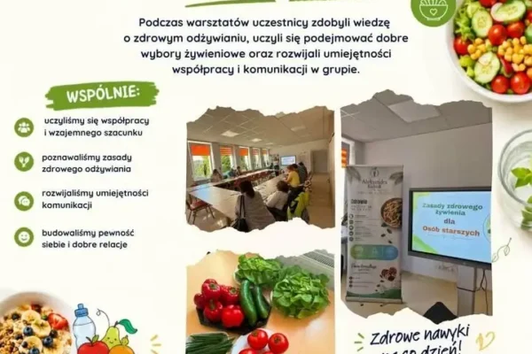 Warsztaty o zdrowym odżywianiu w Chodzieży: nauka, współpraca i dobra energia