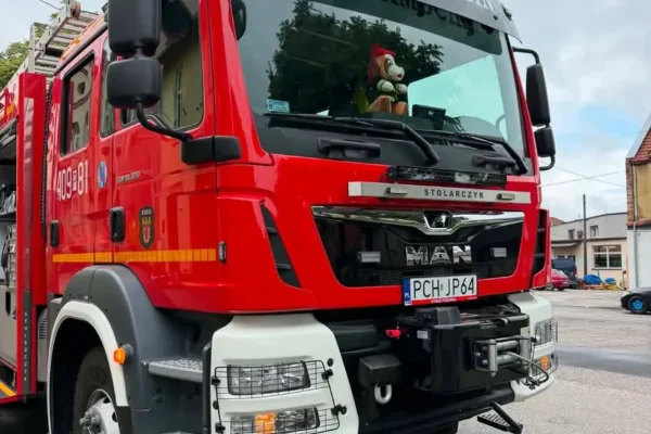 Inspekcja Gotowości Bojowej w Szamocinie – wyjazd alarmowy OSP