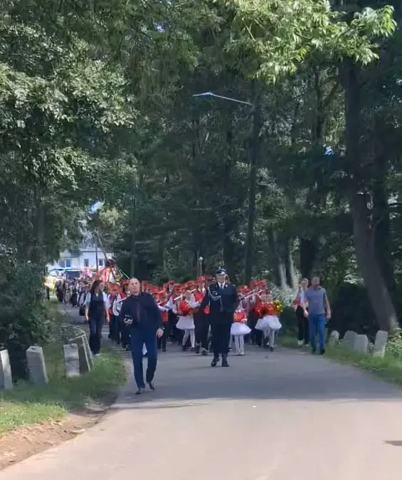 Dożynki w Laskowie rozpoczęte barwnym korowodem