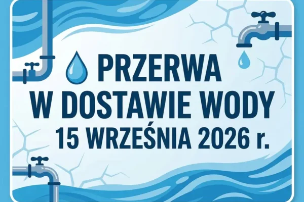 Przerwa w dostawie wody w gminie Margonin – 15 września