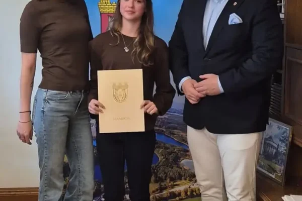 Szamocin nagradza młode talenty. Weronika Paulus i Olaf Trznadel wyróżnieni przez burmistrza