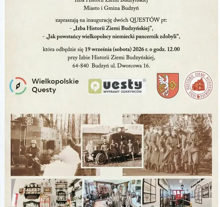 Budzyń: inauguracja dwóch questów już 19 września