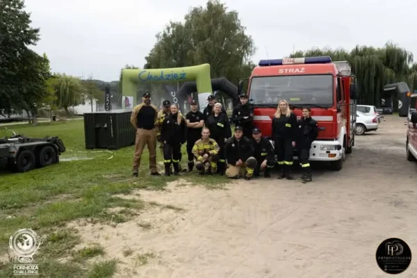 Formoza Challenge 2026 w Chodzieży: strażacy OSP czuwali nad bezpieczeństwem uczestników