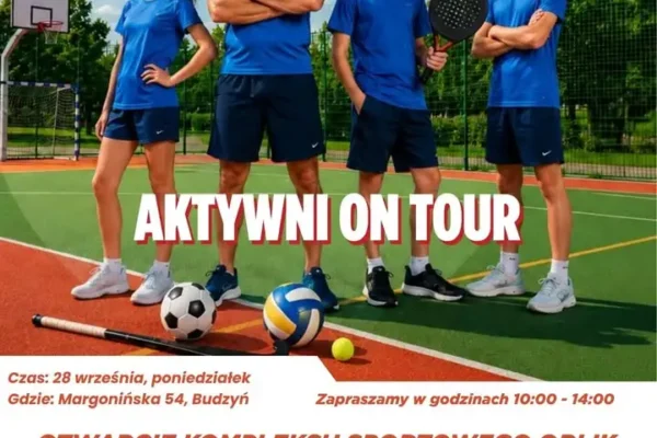 Aktywni ON TOUR w Budzyniu – sportowe otwarcie Orlika już 28 września