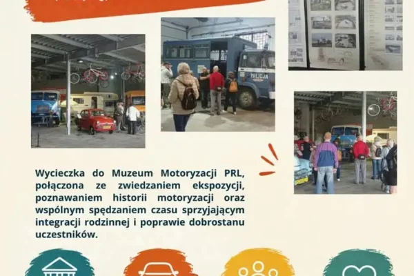 Chodzież: międzypokoleniowa wyprawa do Muzeum Motoryzacji PRL w Kąkolewicach