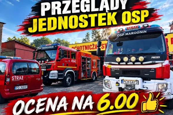 OSP Margonin z najwyższą oceną podczas jesiennych przeglądów technicznych