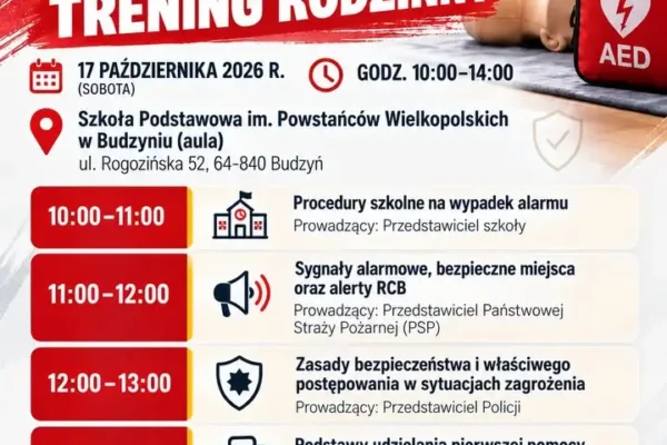 Krajowy Trening Rodzinny w Budzyniu – bezpieczeństwo w praktyce