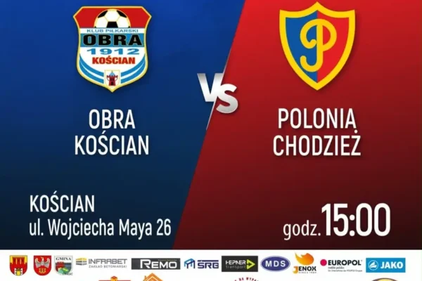 Polonia Chodzież zagra w Kościanie. Wyjazdowy mecz już w sobotę