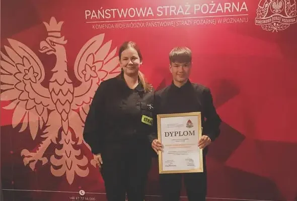 Młodzieżowa Drużyna Pożarnicza z Chodzieży nagrodzona w Poznaniu