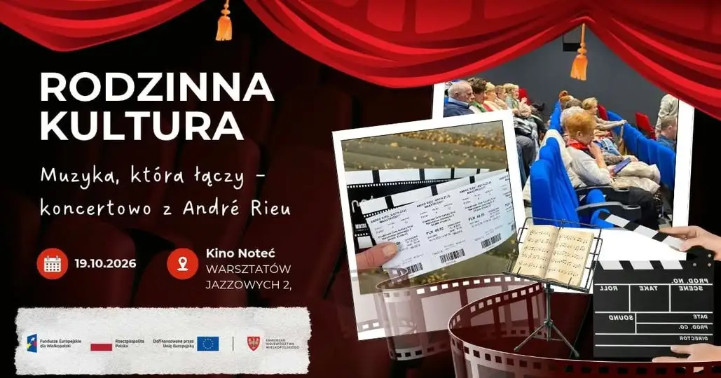 Chodzież: uczestnicy projektu C2RS wspólnie obejrzeli koncert André Rieu w Kinie Noteć