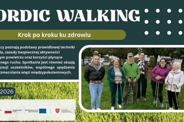 Nordic Walking w Chodzieży – zdrowie i integracja w ramach projektu C2RS