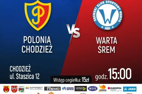 Polonia Chodzież zagra u siebie z Wartą Śrem – sobota, 24 października, godz. 15:00